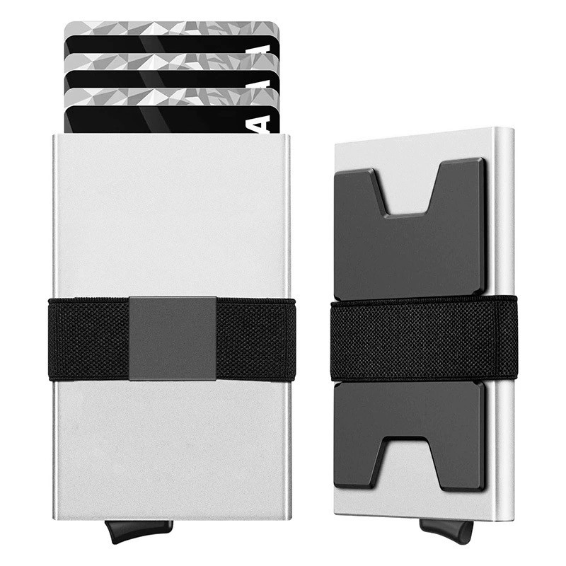Anti-Theft Card Sleeve for Secure Travel with RFID Shielding and Auto Pop-Up - Model: 836261311001 - 图片 5