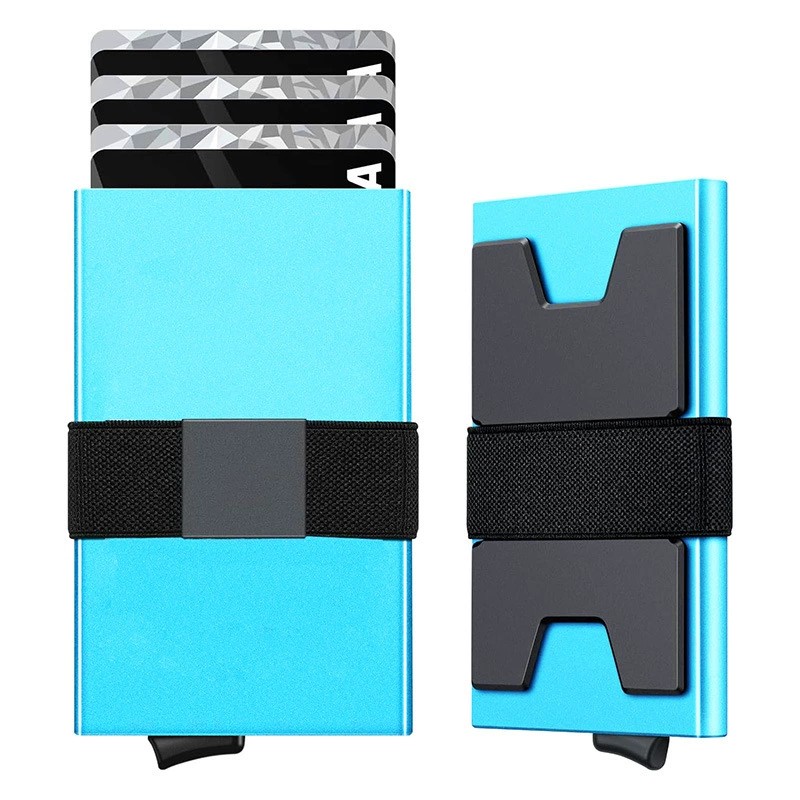 Anti-Theft Card Sleeve for Secure Travel with RFID Shielding and Auto Pop-Up - Model: 836261311001 - 图片 8
