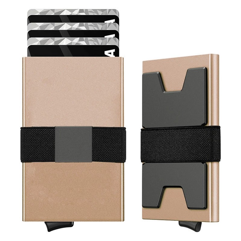 Anti-Theft Card Sleeve for Secure Travel with RFID Shielding and Auto Pop-Up - Model: 836261311001 - 图片 9