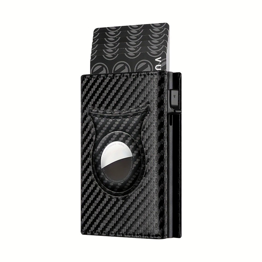 RFID Blocking Card Holder for Men with Magnetic Closure - Model: 765741435544 - 图片 6