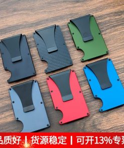 Automatic Pop-Up Card Case for Men Women with Anti-Demagnetization - Model: 755093695111