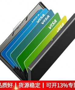 Card Holder for Bank Credit Cards with 6 Slots - Model: 749326412547