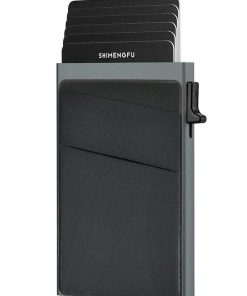 Automatic Pop-Up Card Case with RFID Protection for Everyday Carry - Model: 746443740562
