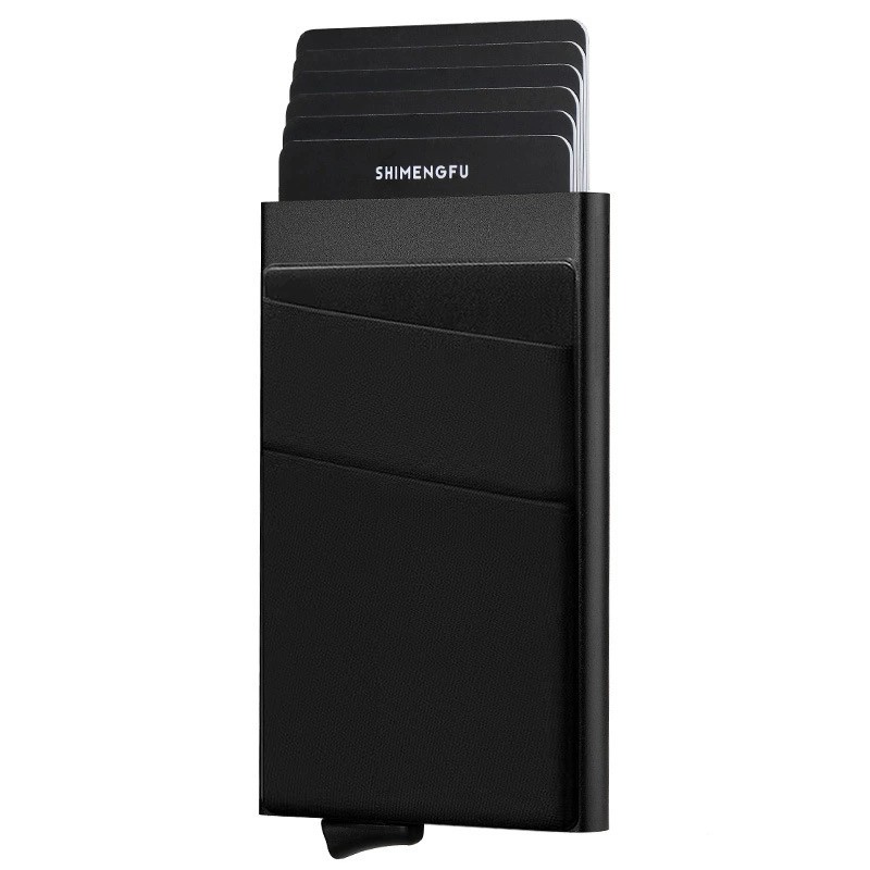 Anti-Skimming Credit Card Case for Secure Travel with Slide Pop-Up - Model: 739316656326 - 图片 6