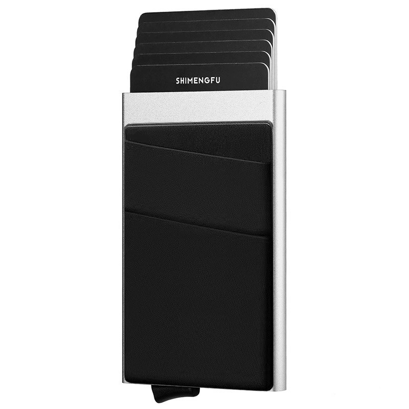 Anti-Skimming Credit Card Case for Secure Travel with Slide Pop-Up - Model: 739316656326 - 图片 9