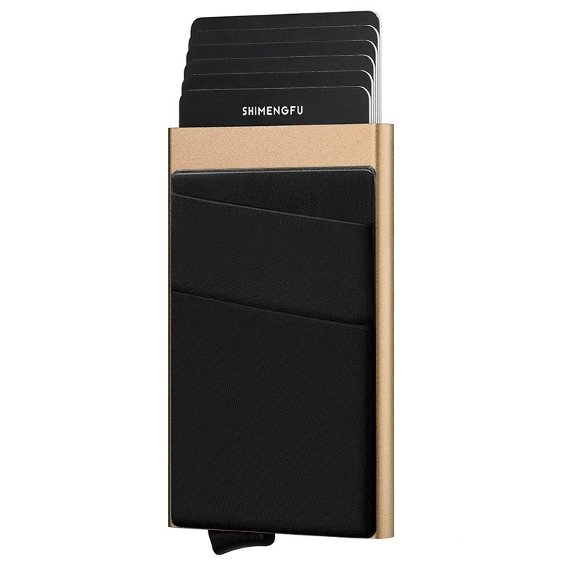 Anti-Skimming Credit Card Case for Secure Travel with Slide Pop-Up - Model: 739316656326 - 图片 10