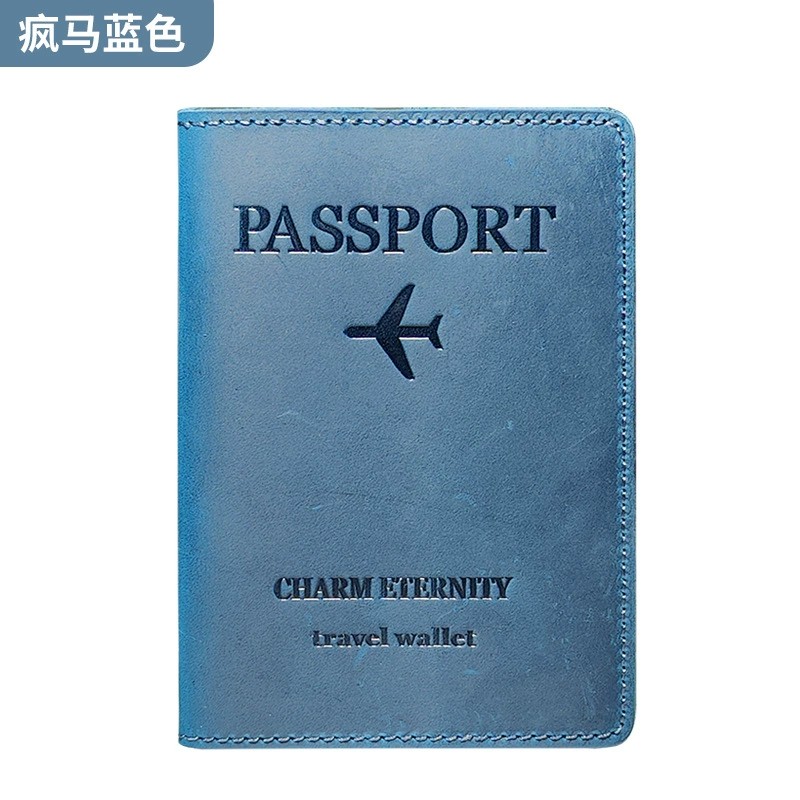 Retro Leather Travel Document Case for Passport and Tickets - Model: 719471850350 - 图片 8