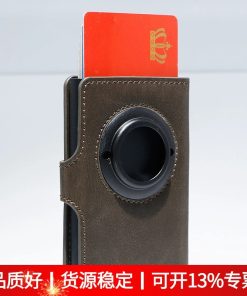 Airtag Card Holder with Tracker for Anti-Theft Travel - Model: 715390141558