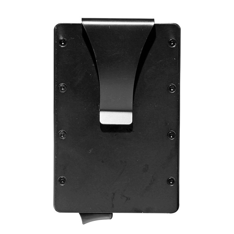 Metal Card Holder with RFID Protection for Secure Credit Card Carry - Model: 715385109600 - 图片 2