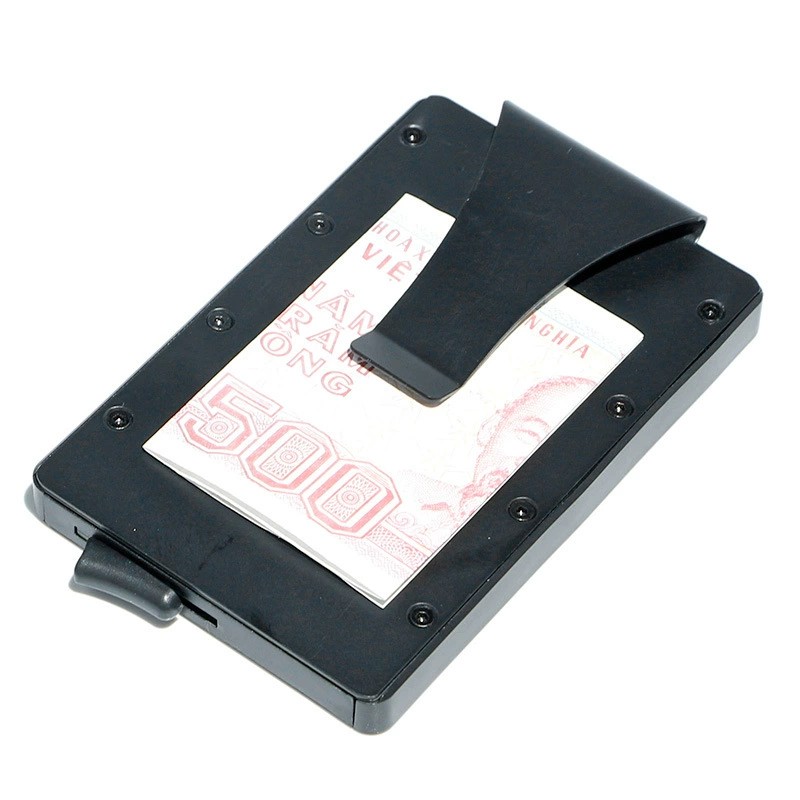 Metal Card Holder with RFID Protection for Secure Credit Card Carry - Model: 715385109600 - 图片 5