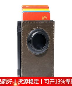 Automatic Pop-Up Card Holder for Men with Airtag Tracking, Large Capacity - Model: 715150140480