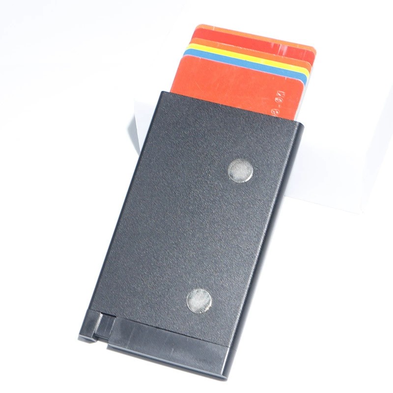 Slim Leather Wallet for Business Travel with RFID Protection - Model: 715140088793 - 图片 5