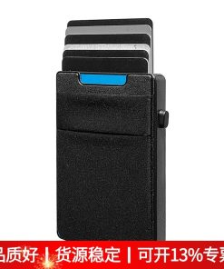 Anti-Skimming RFID Card Holder for Business Cards and Cash - Model: 697342399444