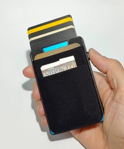 Alternative view of Anti-Skimming RFID Card Holder for Business Cards and Cash - Model: 697342399444