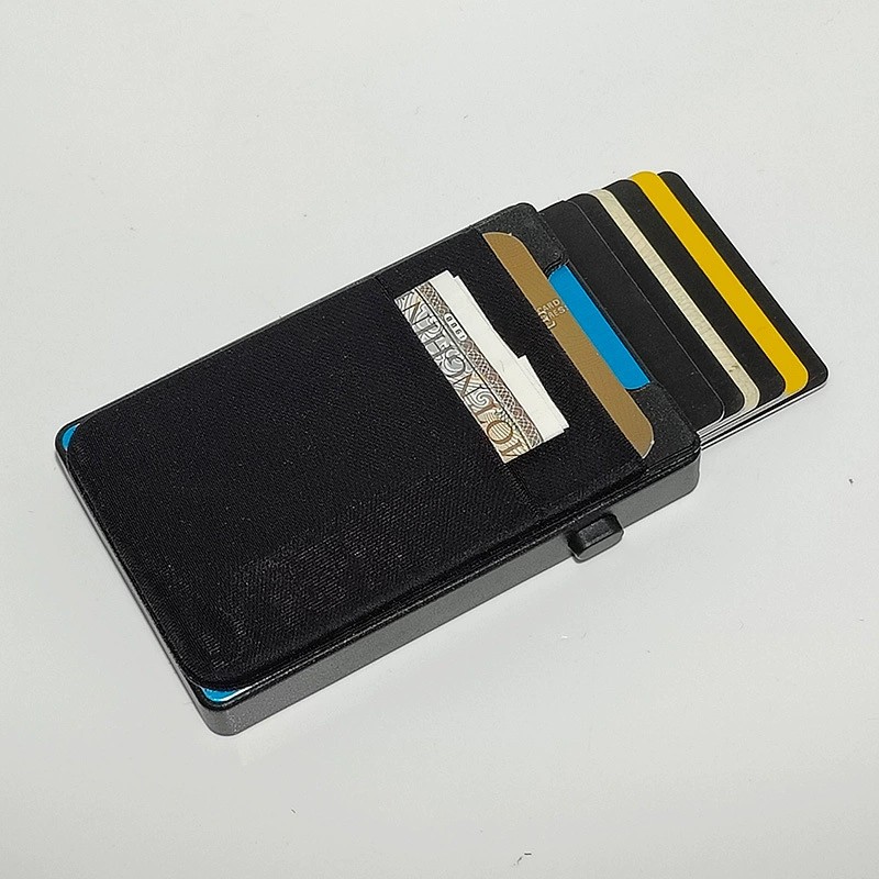 Anti-Skimming RFID Card Holder for Business Cards and Cash - Model: 697342399444 - 图片 3