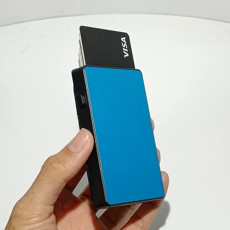 Anti-Skimming RFID Card Holder for Business Cards and Cash - Model: 697342399444 - 图片 4