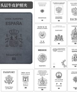 Alternative view of Passport Holder with Card Wallet for Boarding Pass and Documents - Model: 695851297105