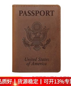 Passport Holder for Travel with Boarding Pass and Cards - Model: 695530428653