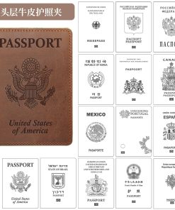 Alternative view of Passport Holder for Travel with Boarding Pass and Cards - Model: 695530428653