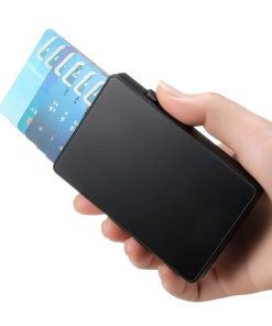Alternative view of Auto Pop-Up Card Case for Men Women with Anti-Skimming Protection - Model: 636775072323