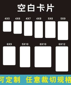 Blank Word Cards for Kids Literacy DIY Handwriting Practice - Model: 1002635633221