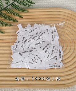 Alternative view of Clothing Labels for Manufacturing with Wash Care Instructions - Model: 1001032975044