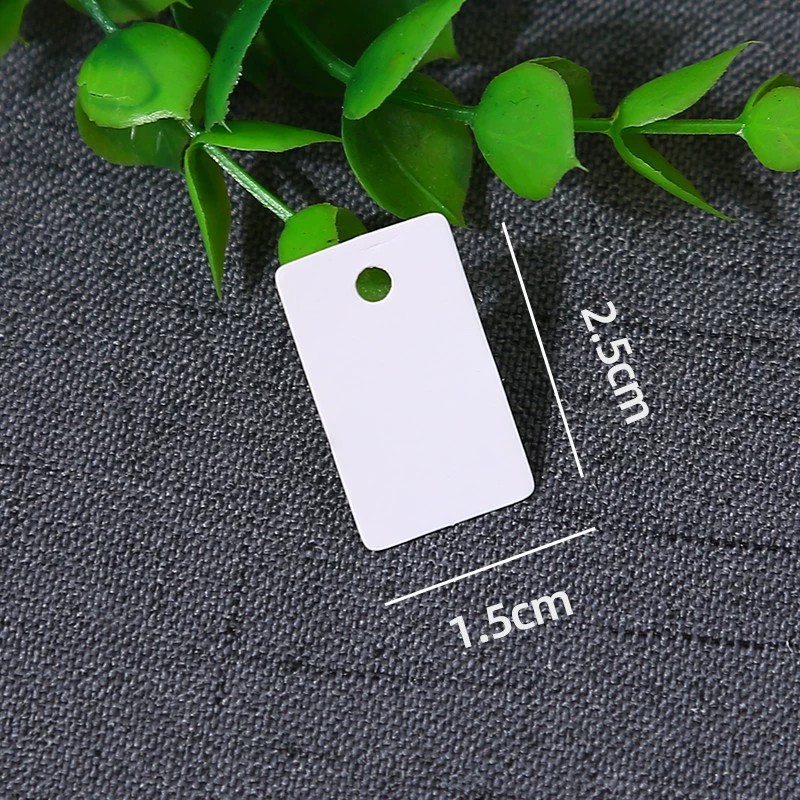 Blank Hang Tag for Clothing with Price Tag Card - Model: 999350742904 - 图片 7