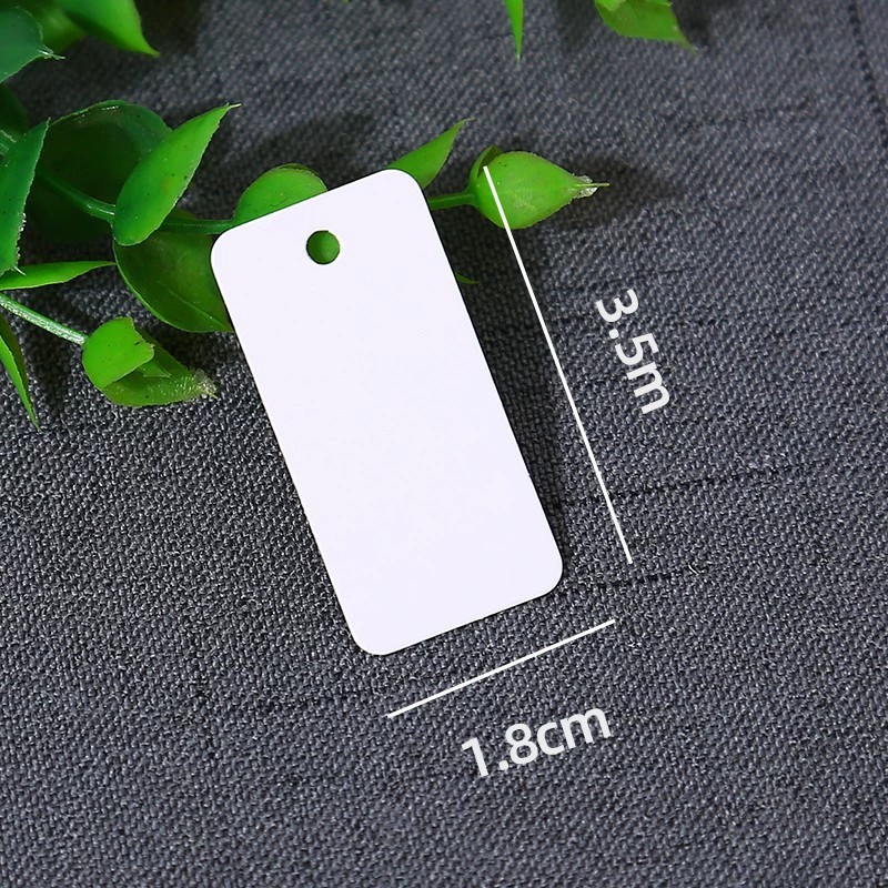 Blank Hang Tag for Clothing with Price Tag Card - Model: 999350742904 - 图片 10