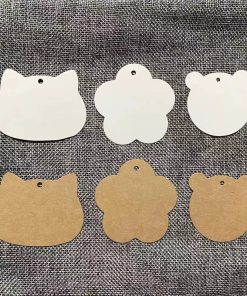 Blank Flower Children's Clothing Tags with Round Bear Shape for Retail Pricing - Model: 998870327042
