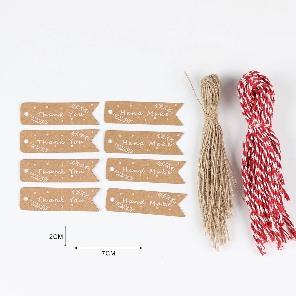 Thank You Kraft Paper Tags for Handmade Cake Cookie Packaging and Labeling - Model: 693276616842
