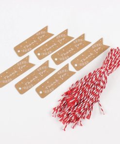 Alternative view of Thank You Kraft Paper Tags for Handmade Cake Cookie Packaging and Labeling - Model: 693276616842