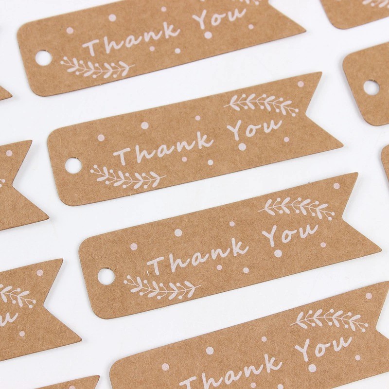 Thank You Kraft Paper Tags for Handmade Cake Cookie Packaging and Labeling - Model: 693276616842 - 图片 4