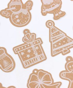 Alternative view of Cartoon Santa Claus Kraft Paper Banner Decoration for Birthday Party - Model: 693596873854