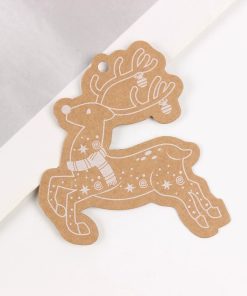 Cartoon Santa Claus Kraft Paper Tags for Birthday Party Banquet Hanging Decor – Model: 806721434665 - custom logo apparel and promotional gifts by Ncgift