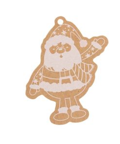 Cartoon Santa Claus Kraft Paper Tags for Birthday Party Banquet Hanging Decor – Model: 806721434665 - custom logo apparel and promotional gifts by Ncgift
