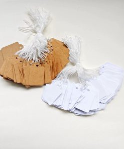 Alternative view of Hand-Writable Kraft Paper Gift Card with String for Retail - Model: 924521587842