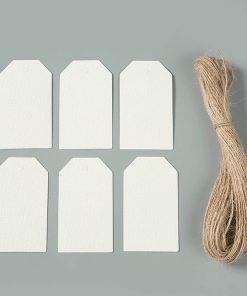 Alternative view of Hand-Writable Watercolor Paper Tags for Gift Boxes and Holiday Blessings - Model: 1004418273096