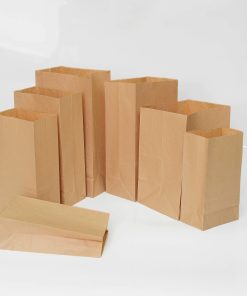 Alternative view of Square Bottom Paper Bag for Fried Chicken Baking with Custom Logo - Model: 1067819882189