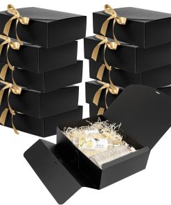 Flip-Top Paper Box for Gift Packaging with White Baking Paper Finish - Model: 742601611513