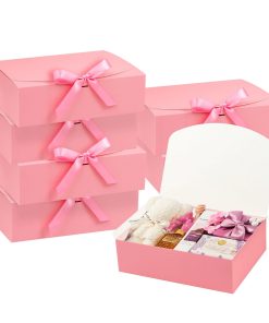 Alternative view of Flip-Top Paper Box for Gift Packaging with White Baking Paper Finish - Model: 742601611513