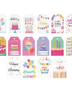Happy Birthday Party Hanging Tags for Decorating with Cartoon Cards - Model: 986186258467