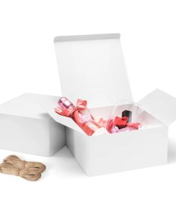 20cm Kraft Paper Box for Packaging with Secure Buckle Bottom – Model: 989374285067 - custom logo apparel and promotional gifts by Ncgift