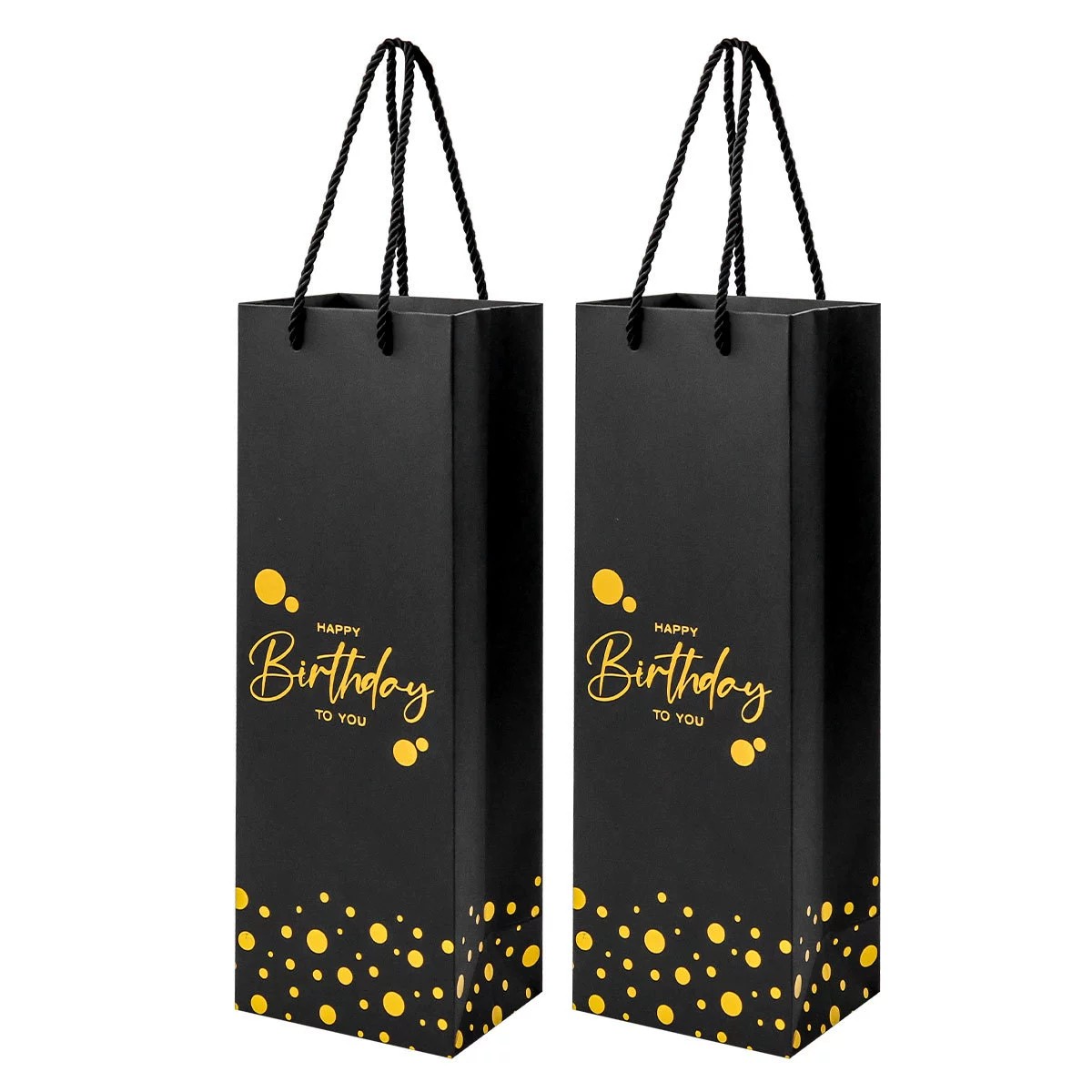 Happy Birthday Wine Gift Bag for Red Wine Bottles - Model: 990279097147 - 图片 3
