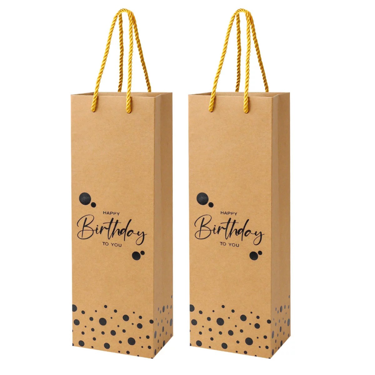Happy Birthday Wine Gift Bag for Red Wine Bottles - Model: 990279097147 - 图片 4