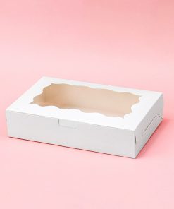 Alternative view of Window Box for Baking Cookies with Clear Transparent Lid for Gift Giving - Model: 902827757059