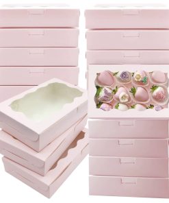 Kraft Paper Box for Baking Candy and Wedding Favors with Window Display - Model: 888027974362