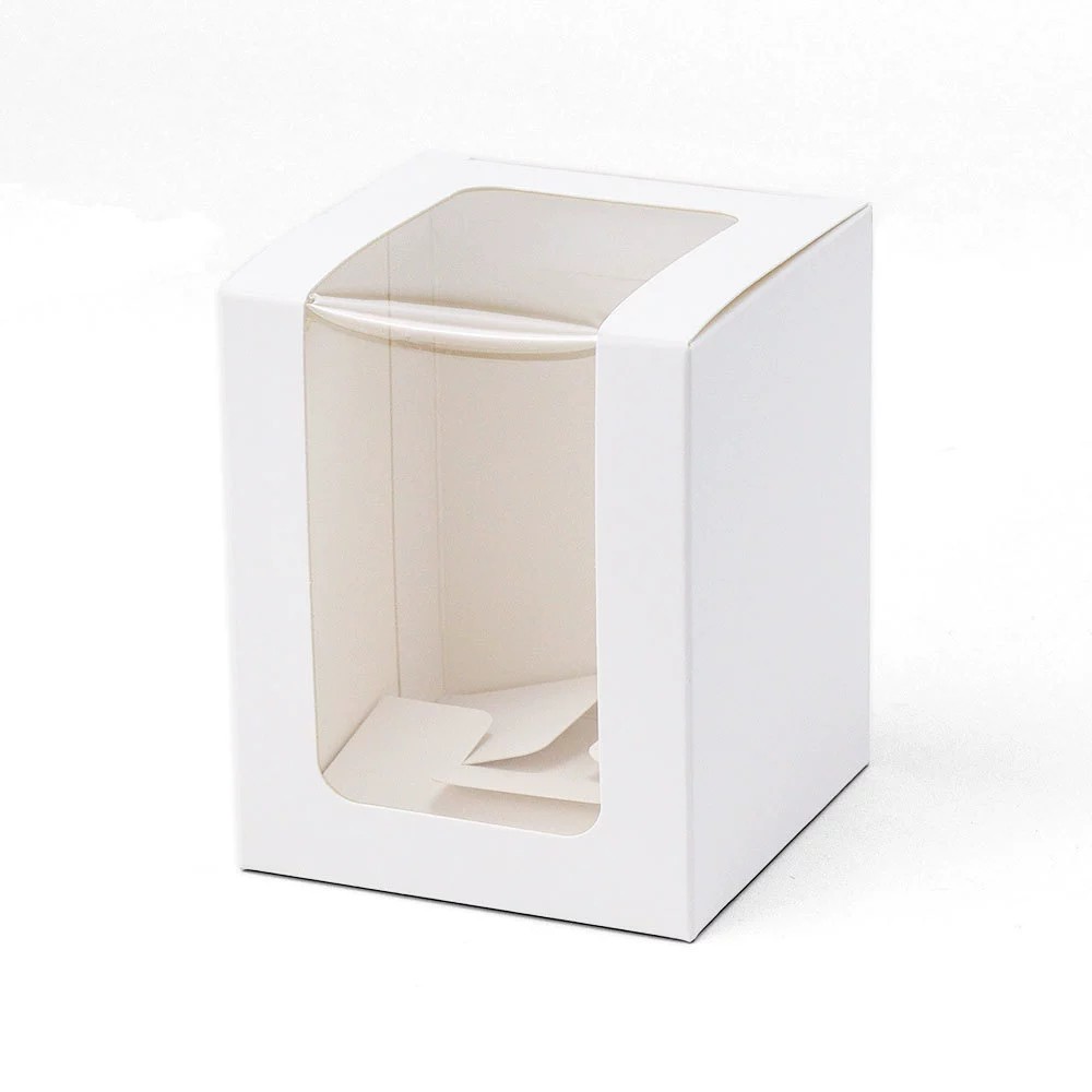 Aromatherapy Candle Packaging Box with Rectangular Window, Black Cardboard - Model: 945349284888 - 图片 5