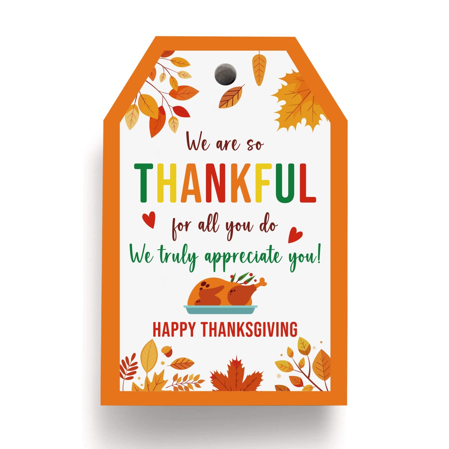 Cartoon Pumpkin Turkey Hanging Tag for Thanksgiving Favor Boxes - Model: 1055881459776 - 图片 4
