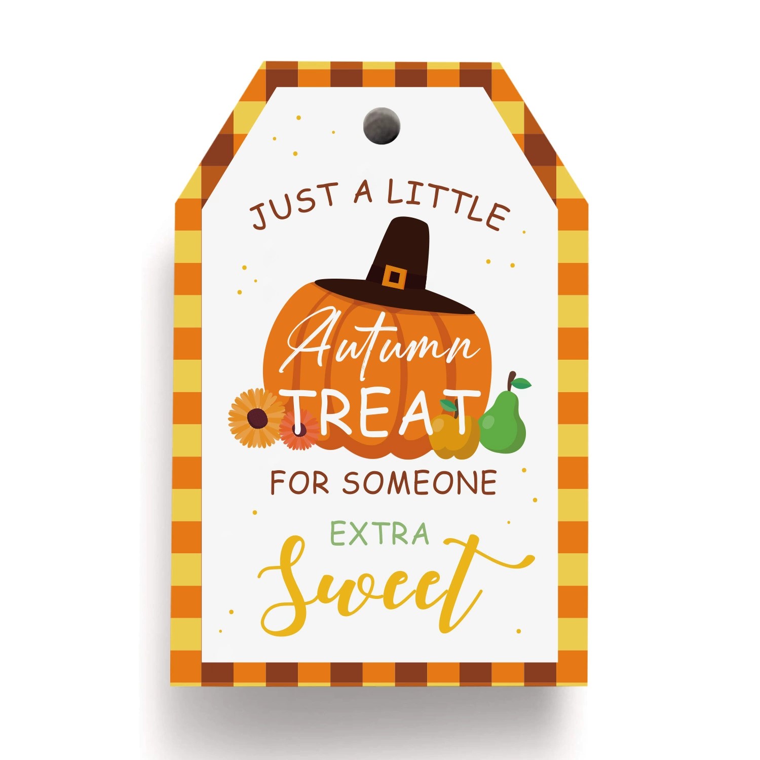 Cartoon Pumpkin Turkey Hanging Tag for Thanksgiving Favor Boxes - Model: 1055881459776 - 图片 5