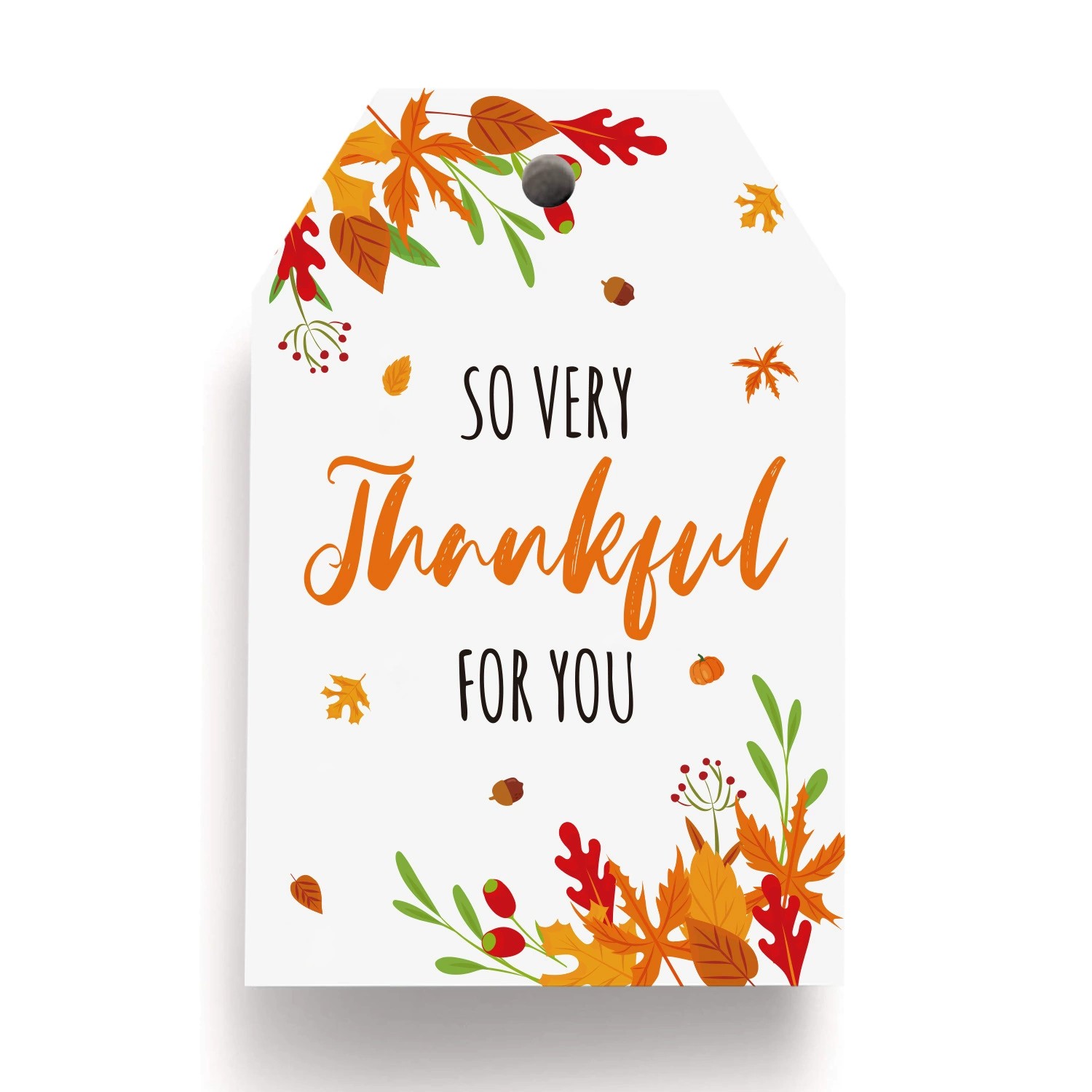 Cartoon Pumpkin Turkey Hanging Tag for Thanksgiving Favor Boxes - Model: 1055881459776 - 图片 7